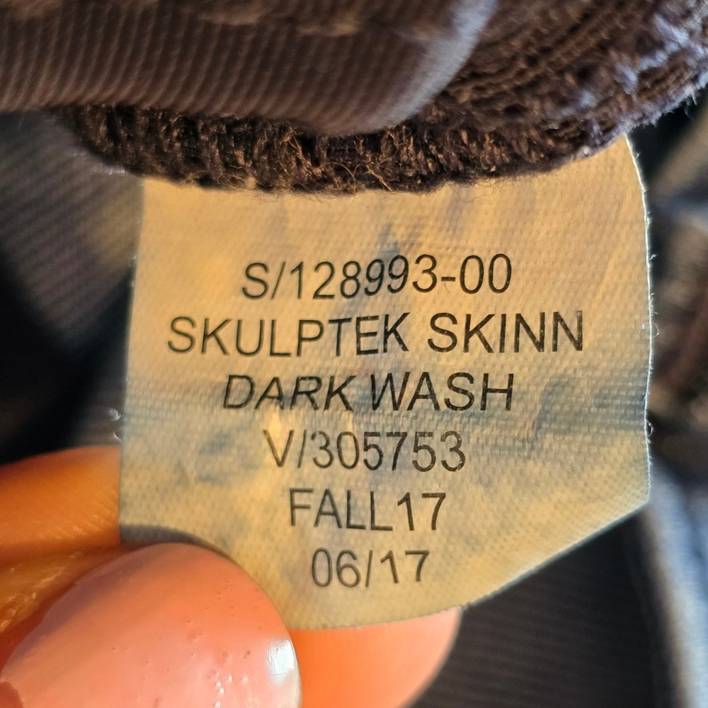 Athleta Sculptek Jeans Skinny Dark Wash Womens 2 - Picture 9 of 11